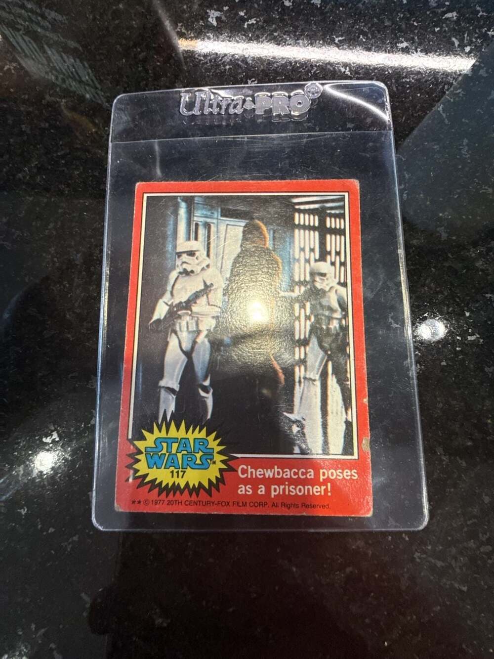 STAR WARS 1977 RED BORDER TOPPS TRADING CARDS (2)FEATURING OUR REBEL HEROES VG